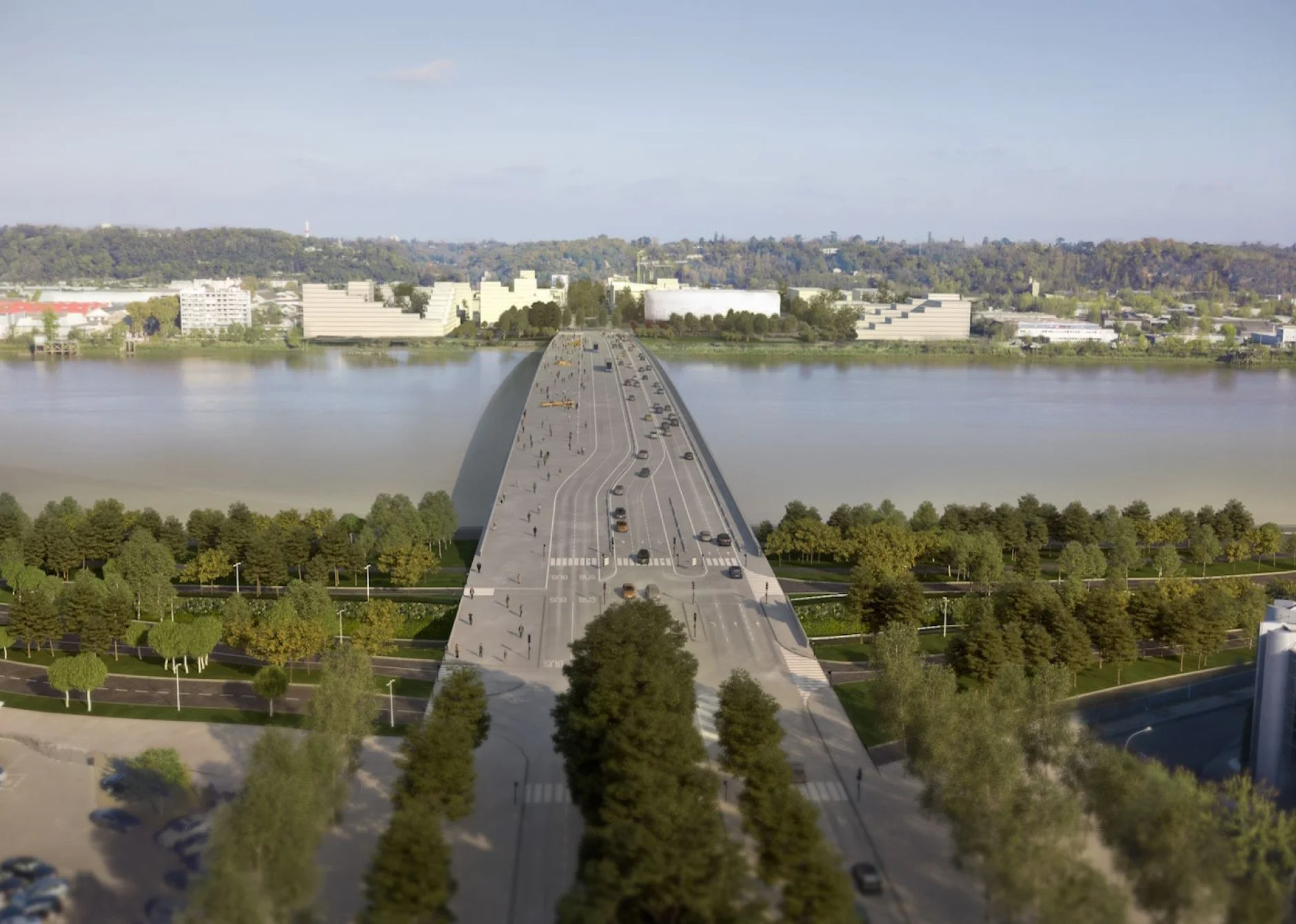 Bordeaux : le pont Simone Weil le trait d’union entre Bègles et Floirac