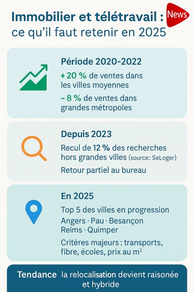 Télétravail et immobilier : la grande relocalisation touche-t-elle à sa fin ?