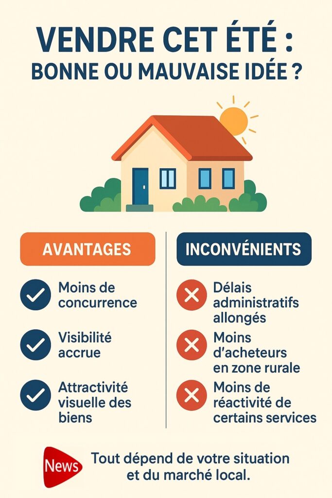 vendre immobilier été