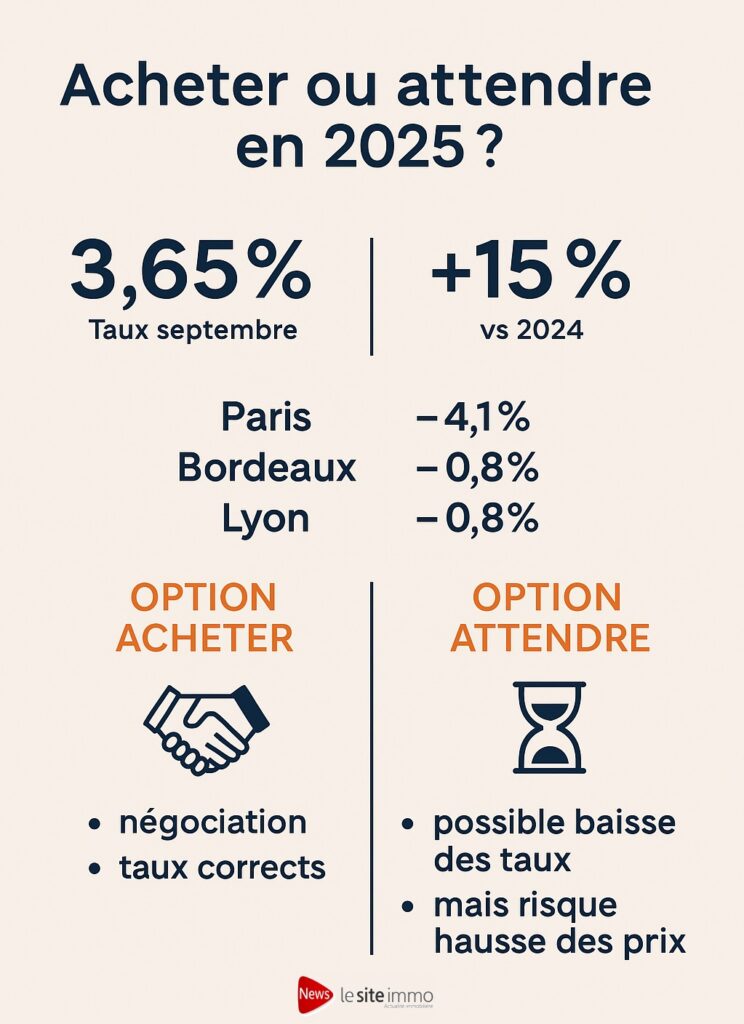 Acheter ou attendre en 2025 - Lesiteimmo