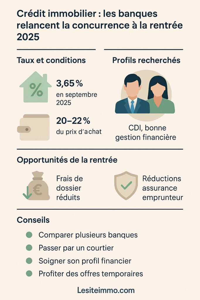 Crédit immobilier à la rentrée 2025 - Lesiteimmo.com