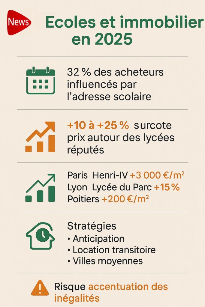 Point sur les prix autour des écoles en 2025 - Lesiteimmo.com