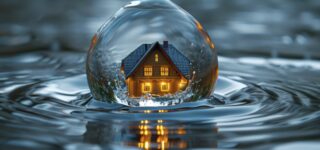 Illustration d’une passoire thermique en 2026 et des choix entre rénovation, vente ou renoncement immobilier