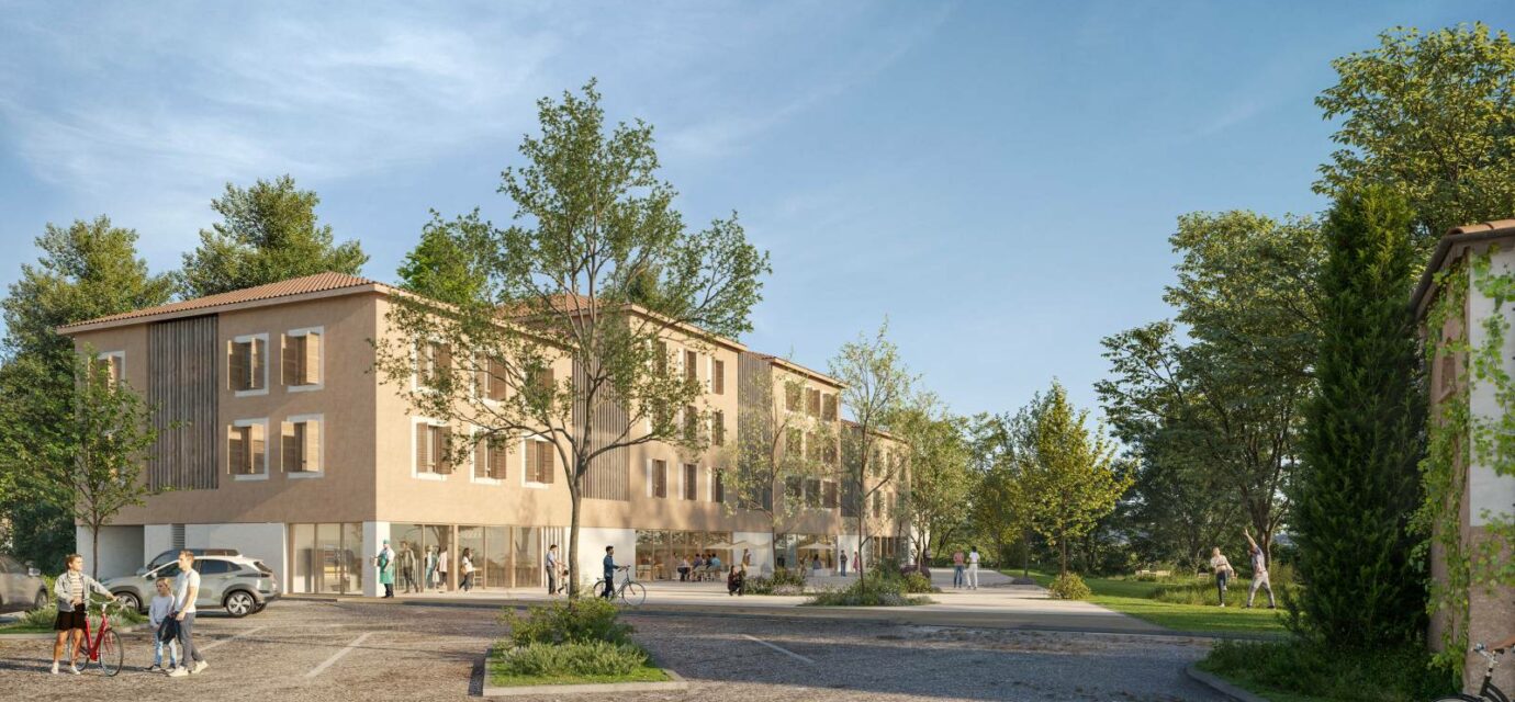 Lentilly : le projet immobilier de Vinci divise habitants et élus projet coeur de village (photo inaestudio)