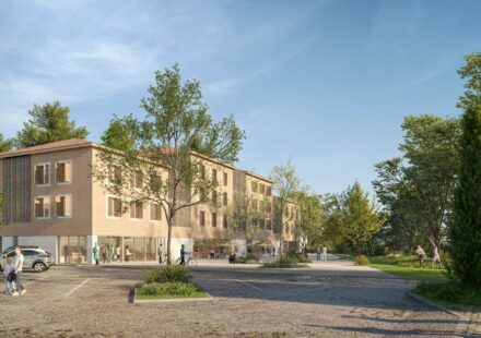 Lentilly : le projet immobilier de Vinci divise habitants et élus projet coeur de village (photo inaestudio)