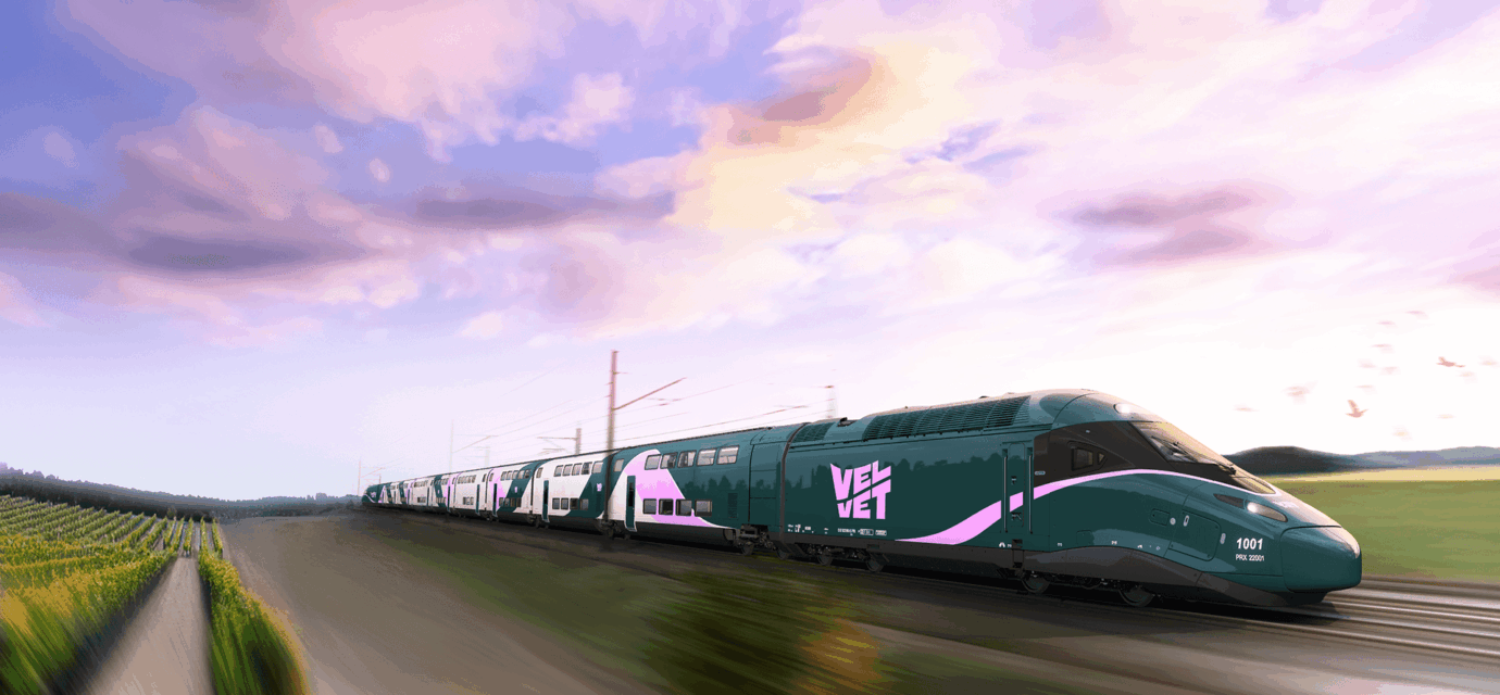 velvet le nouveau tgv qui conccurence la sncf - image velvet