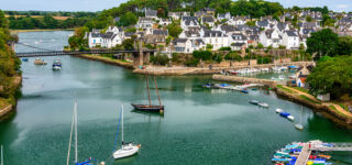Vue de Vannes et du Golfe du Morbihan, ville attractive pour vivre et investir