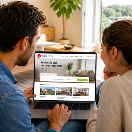 Acheter un bien immobilier avant ou après l’été : quel est vraiment le meilleur moment pour réaliser une bonne affaire ? Couple comparant des annonces pour acheter un bien immobilier avant ou après l’été