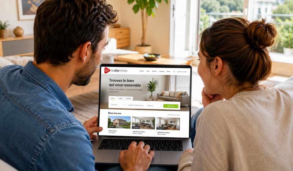 Acheter un bien immobilier avant ou après l’été : quel est vraiment le meilleur moment pour réaliser une bonne affaire ? Couple comparant des annonces pour acheter un bien immobilier avant ou après l’été