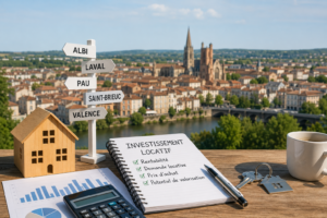 Investisseur étudiant les villes sous les radars pour un investissement locatif en 2026