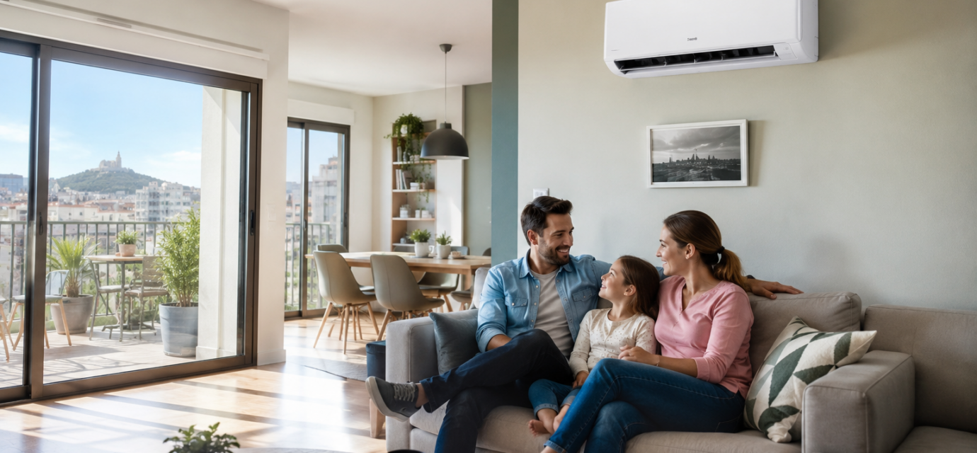 Couple comparant le prix d’une climatisation pour leur maison en 2026
