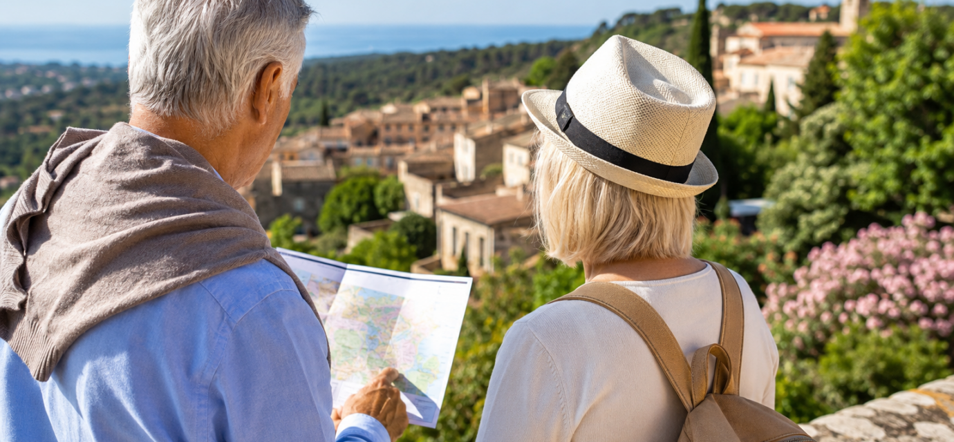 Immobilier : quelles sont les régions préférées des retraités en 2026 ? Pourquoi ces territoires séduisent toujours autant ? Couple de retraités recherchant une région où acheter un logement en France