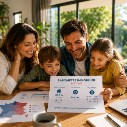 Baromètre immobilier France – Août 2026 Baromètre immobilier France août 2026 et évolution des prix immobiliers