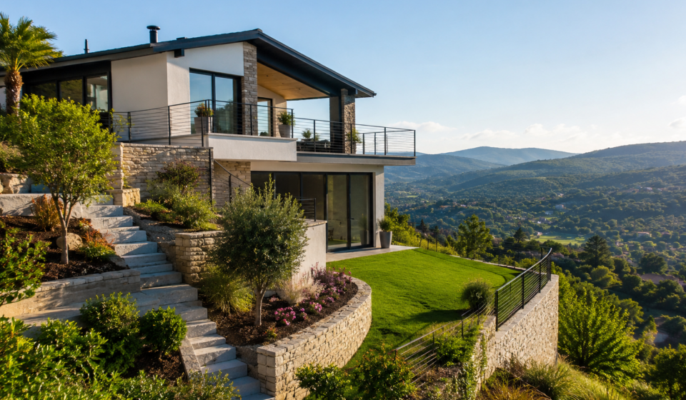 construire sur un terrain en pente lesiteimmo