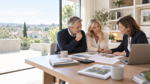 Couple de propriétaires vérifiant son patrimoine immobilier taxable à l’IFI 2026