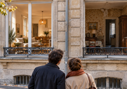 Immobilier ancien : les logements rénovés créent-ils désormais deux marchés différents dans une même ville ? Un couple compare deux appartements anciens voisins, l’un rénové et l’autre à rénover