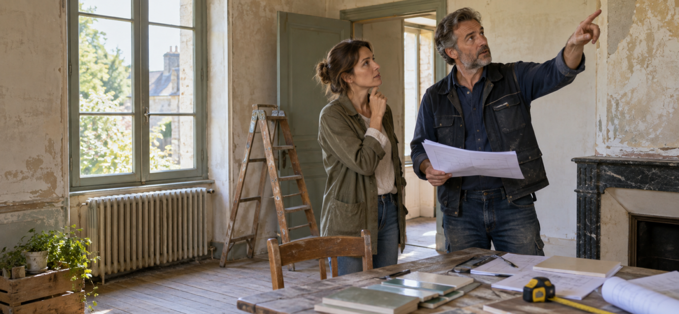 Infographie des coûts de remise sur le marché d’une maison vacante de 100 m²