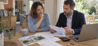 Propriétaire étudiant le financement du rachat de la part immobilière de son ex-conjoint