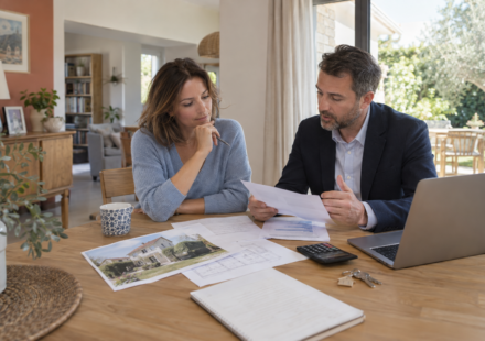 Propriétaire étudiant le financement du rachat de la part immobilière de son ex-conjoint