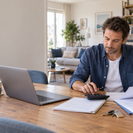 Immobilier locatif : les propriétaires calculent-ils suffisamment leur rendement net ? Propriétaire calculant le rendement net de son investissement locatif dans un appartement