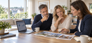 Couple analysant sa résidence principale, son investissement locatif et ses parts de SCPI