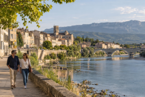 Infographie des chiffres clés de l’immobilier et de la qualité de vie à Romans-sur-Isère