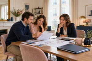 Négociation immobilière autour du plan-lesiteimmo